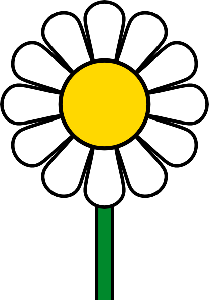 daisy clipart daisy leaves