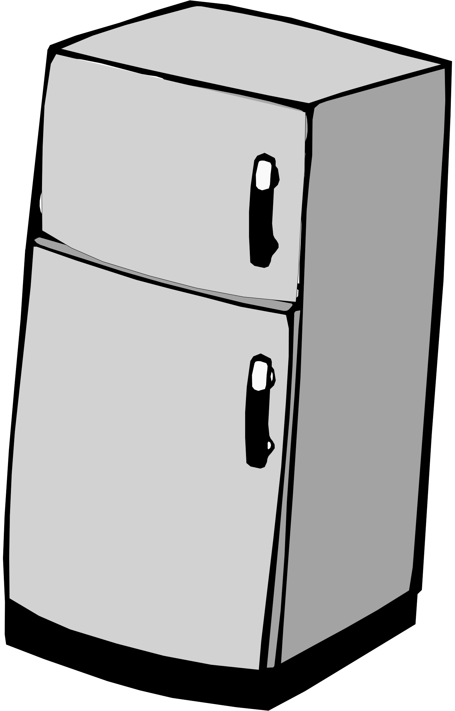 refrigerator clipart empty cupboard
