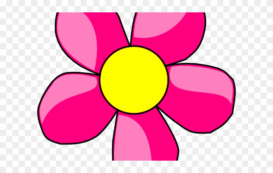 Daisy clipart large flower. Yellow red cartoon png