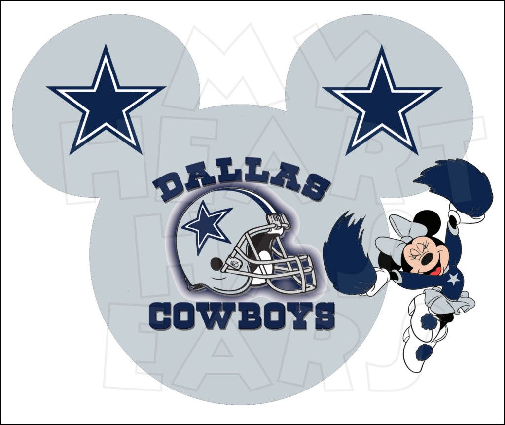 dallas cowboys clipart minnie mouse