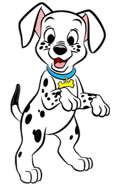 Dalmatian clipart. Dogs and psy i