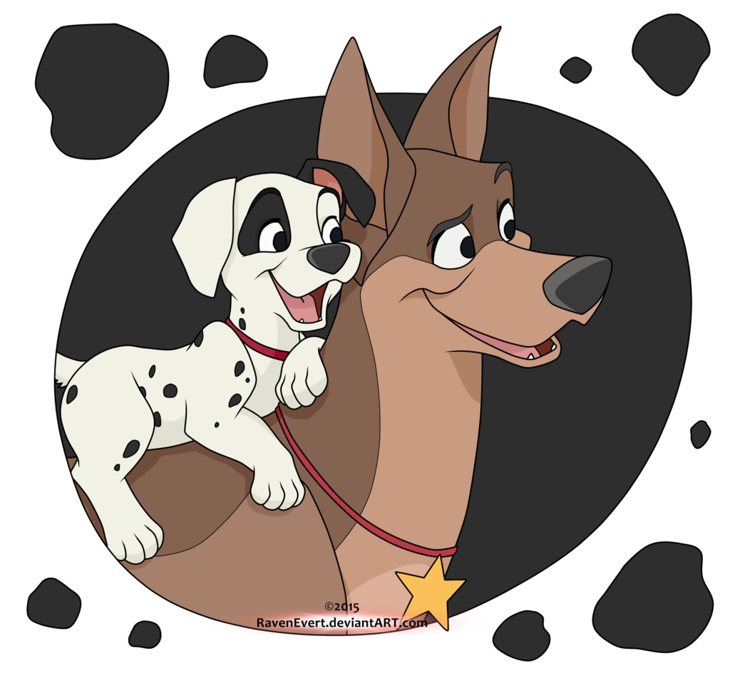 Thunderbolt and patch by. Dalmatian clipart dog disney