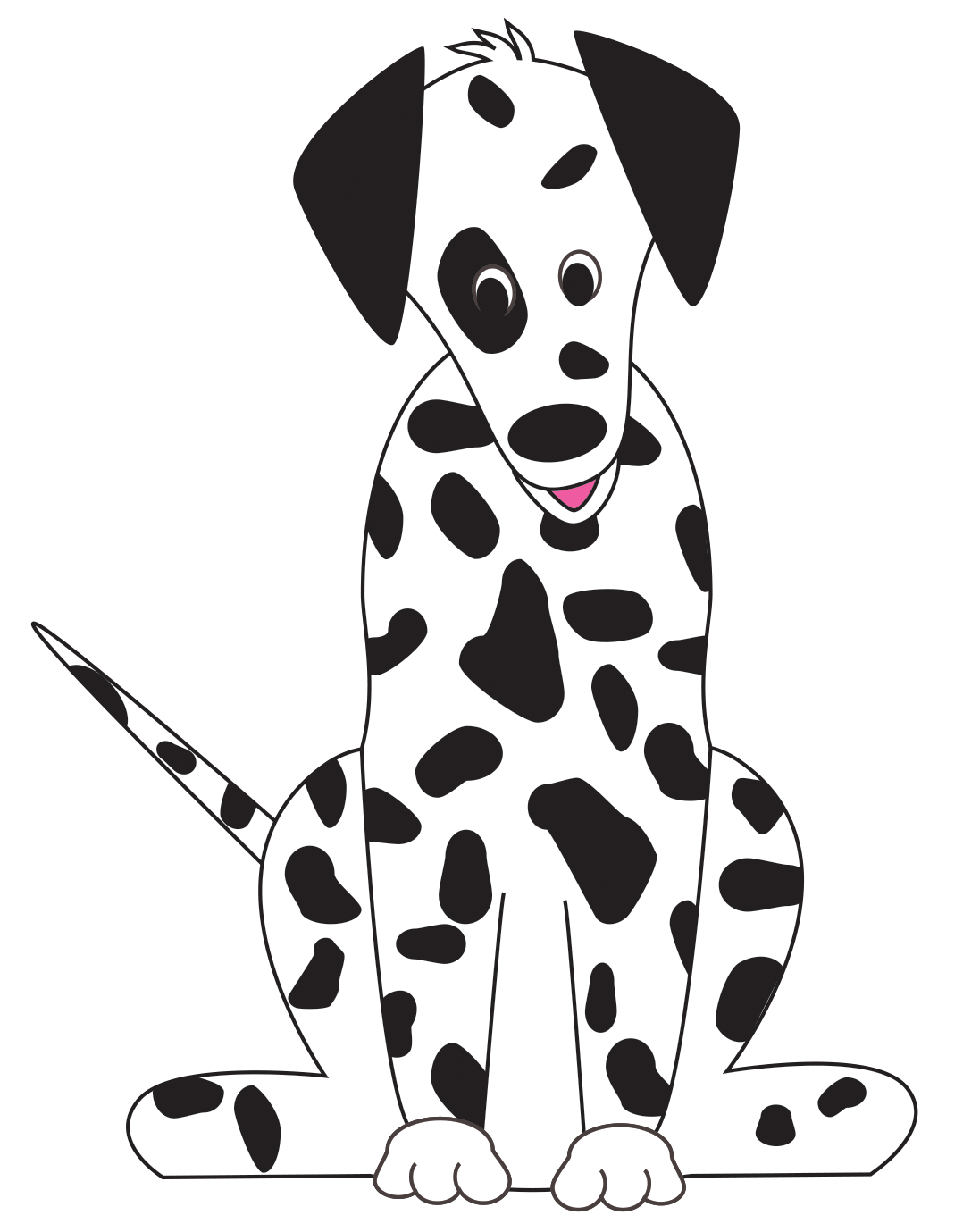 Dalmatian clipart pointer dog, Dalmatian pointer dog Transparent FREE ...