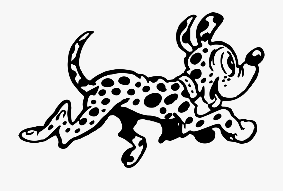 dalmatian clipart puppy dog tail