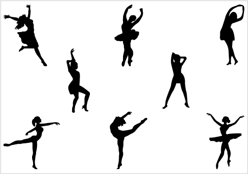 dance clipart dancer silhouette