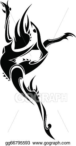 dancer clipart abstract