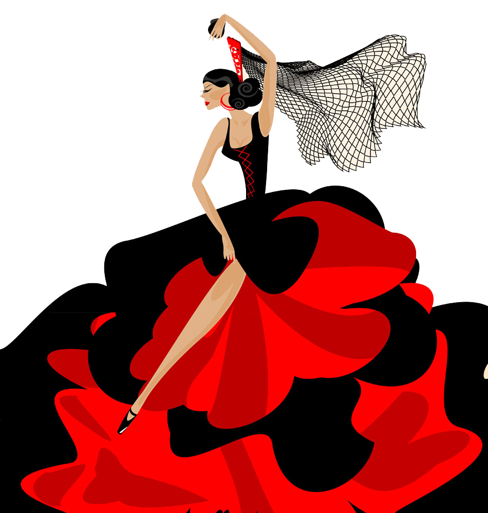 Dancer clipart flamenco dancer. Dance royalty free poster