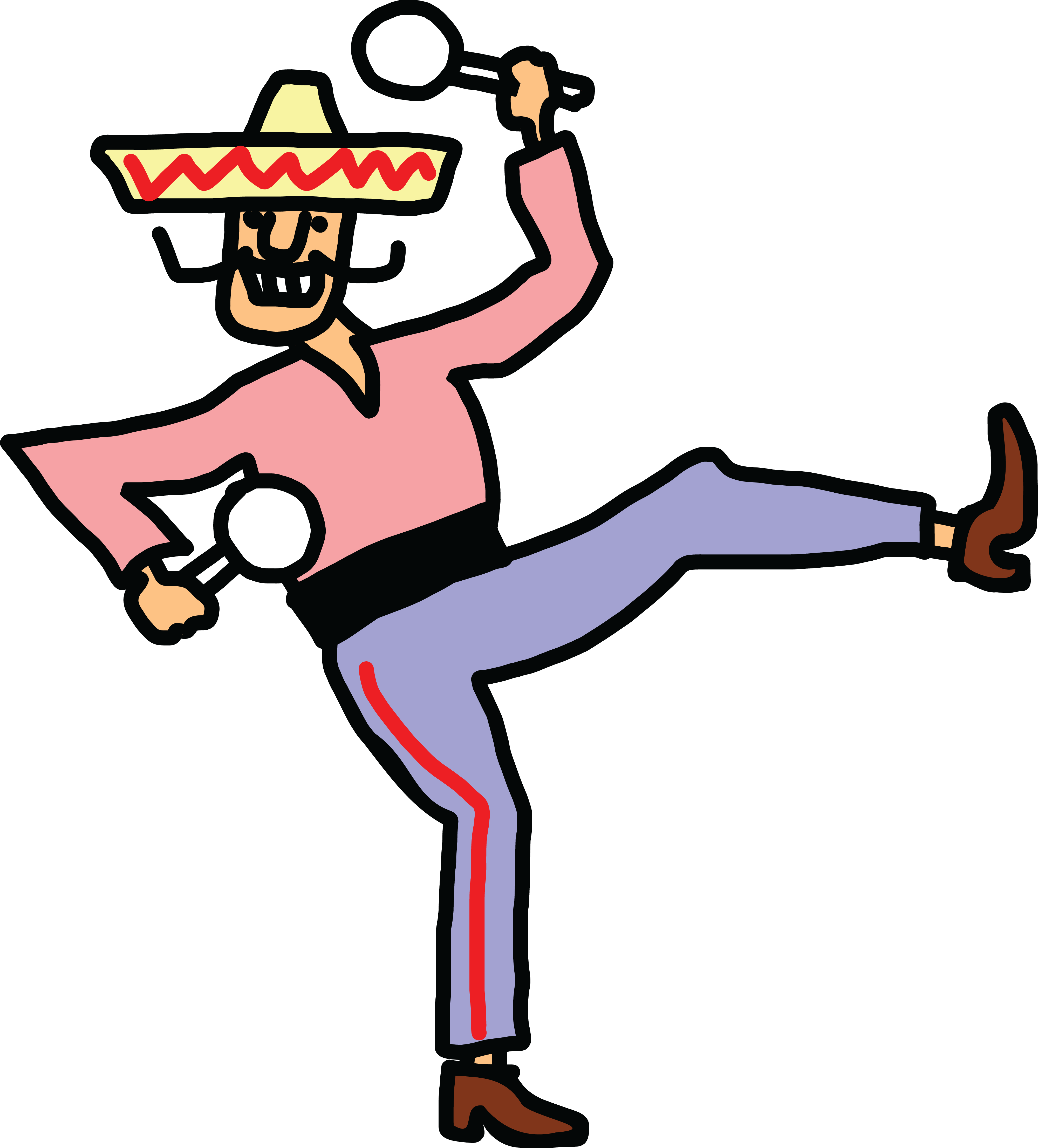 fiesta clipart dance mexican