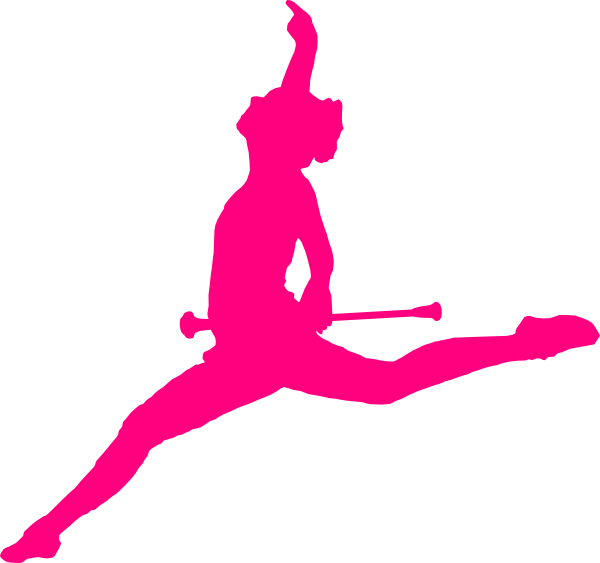gymnastics clipart pink