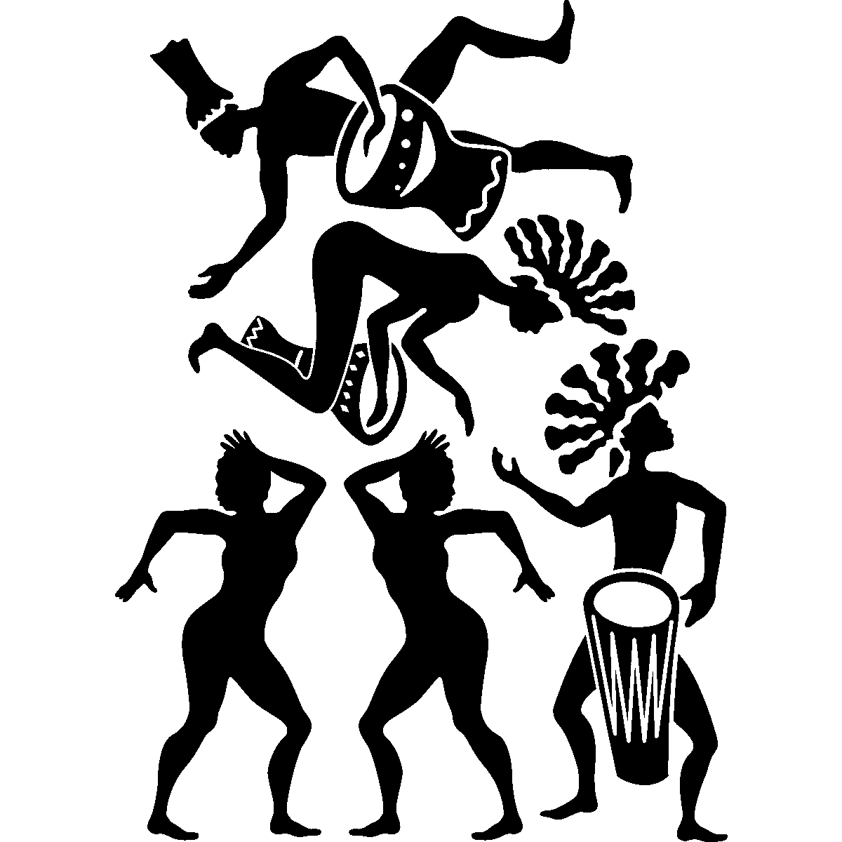 dancer clipart tribal