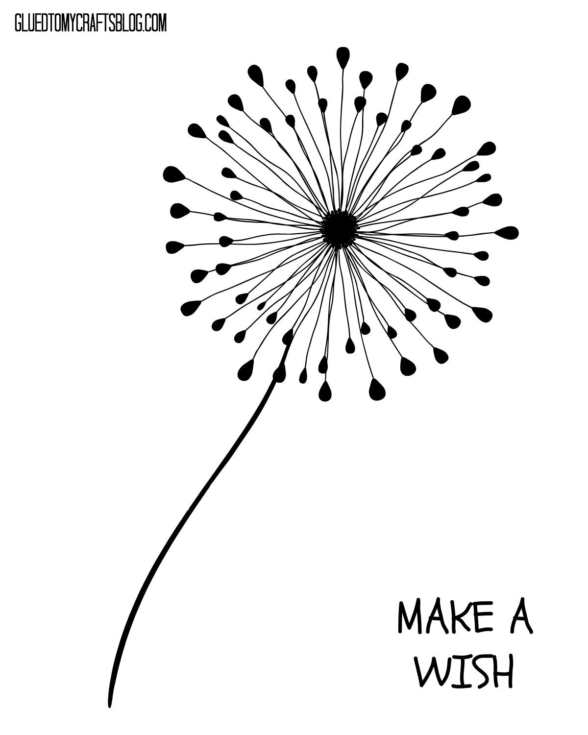 Dandelion Printable Printable Word Searches