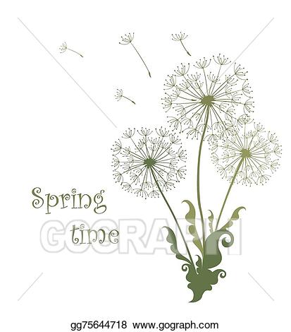 dandelion clipart spring