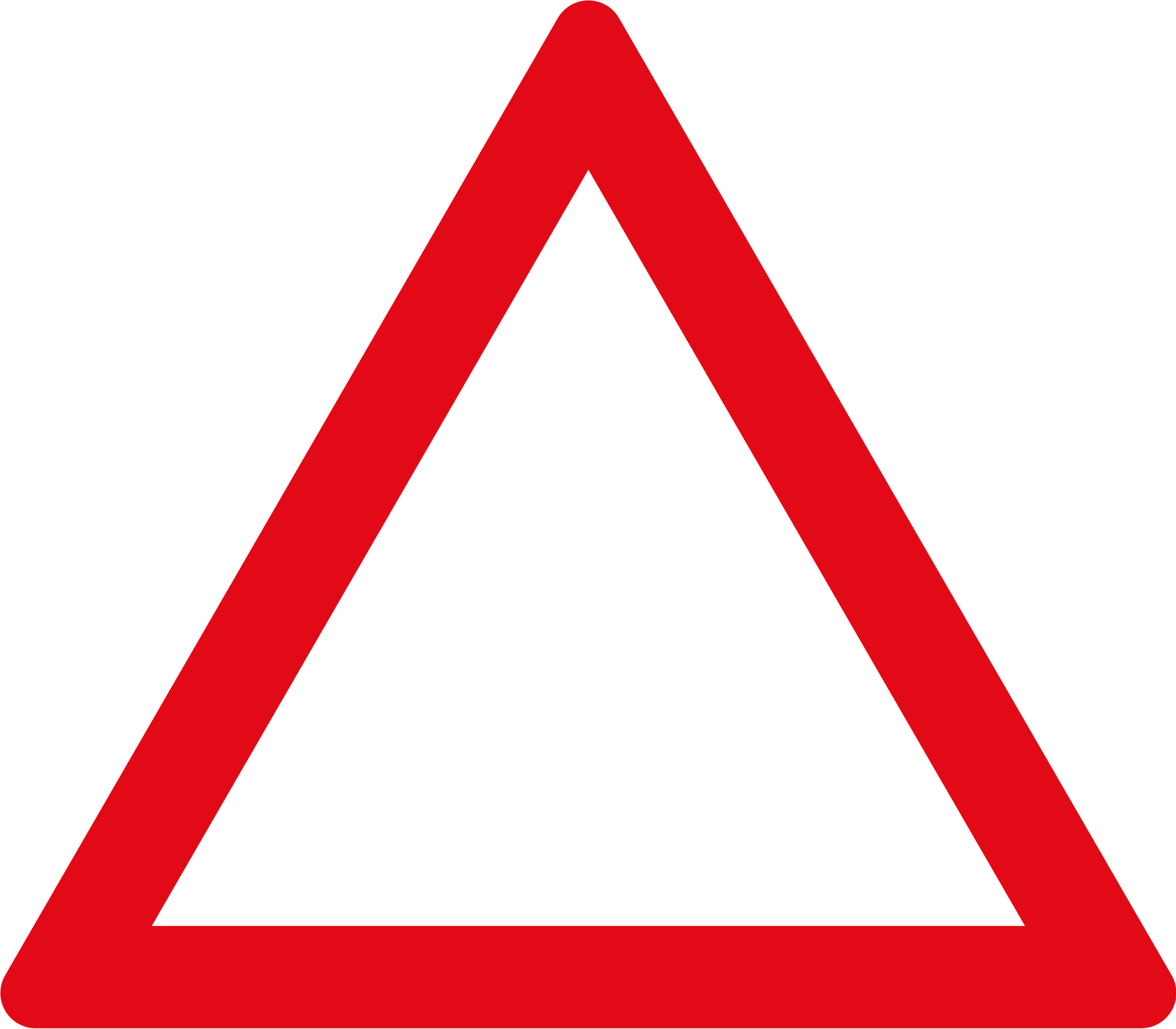 All 98+ Images a red and white triangular sign means Superb