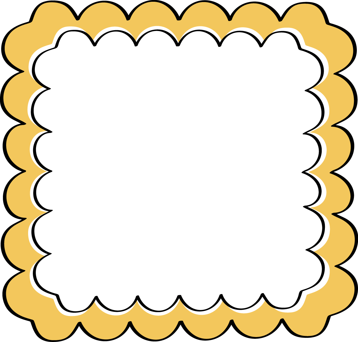 plaque clipart yellow label