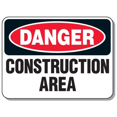 danger clipart construction signage