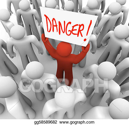 danger clipart dangerous person