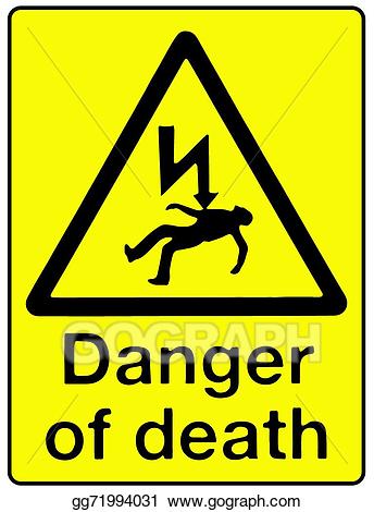 danger clipart death sign