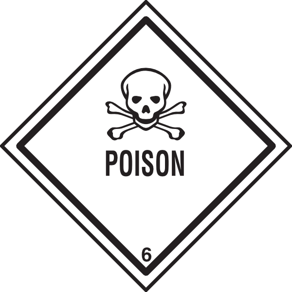 poison clipart yellow