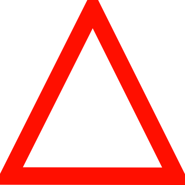 Danger clipart red. Dark triangle clip art