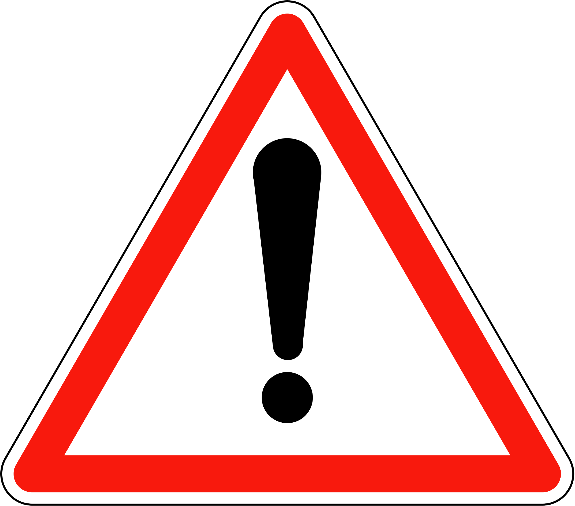 danger clipart road work sign