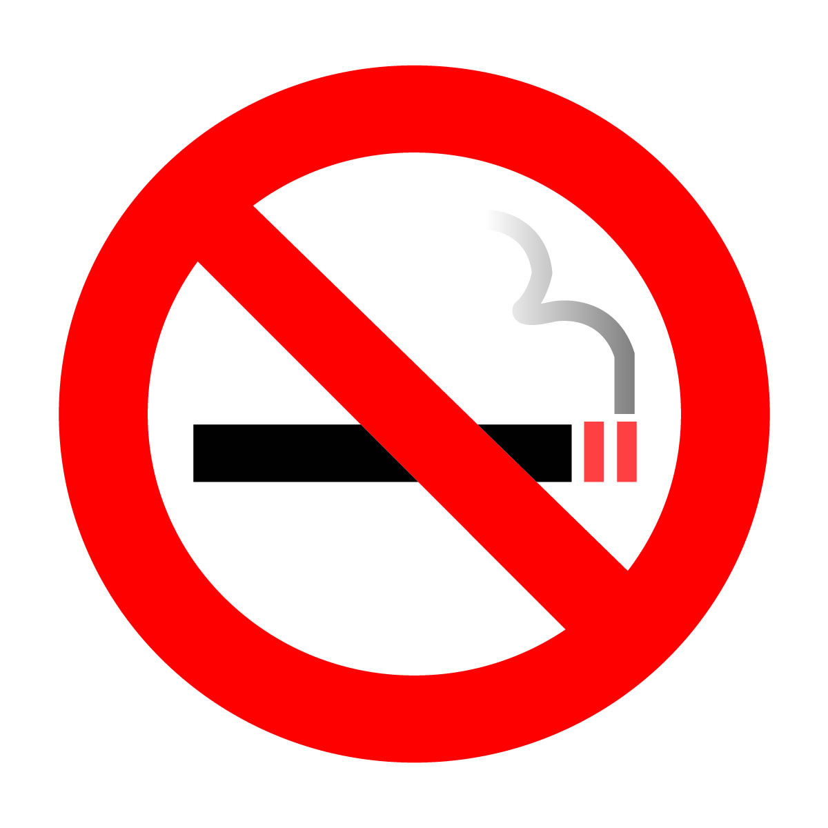 No smoking symbol download. Danger clipart smoke free