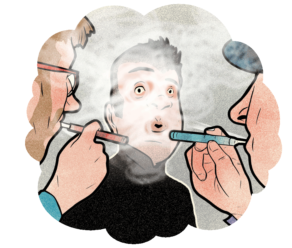 Danger clipart smoking effect. Is secondhand vaping harmful