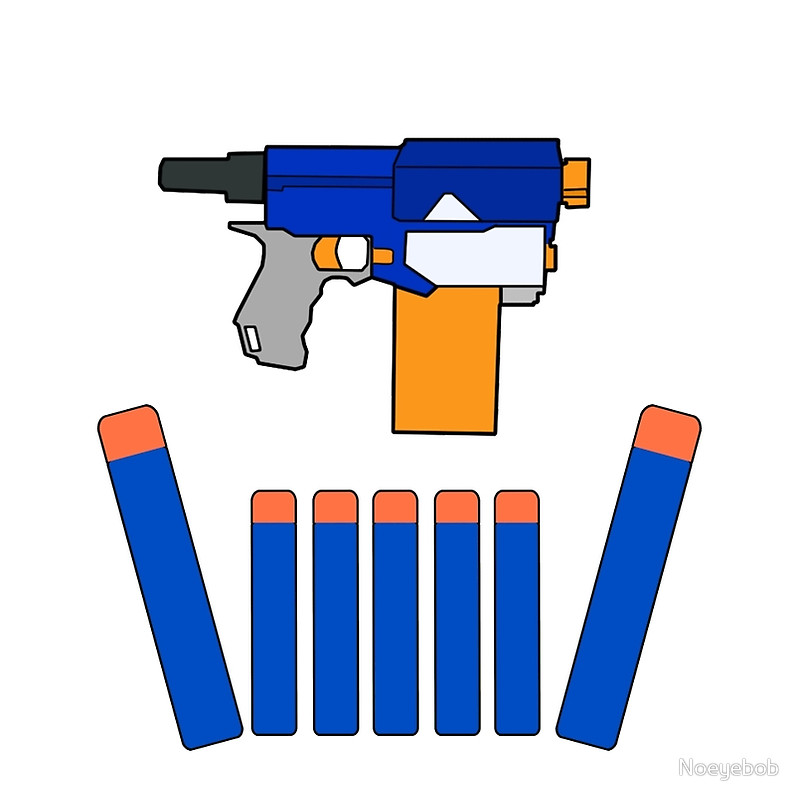 dart clipart gun nerf