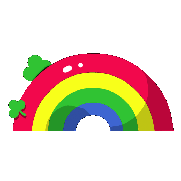 dart clipart rainbow