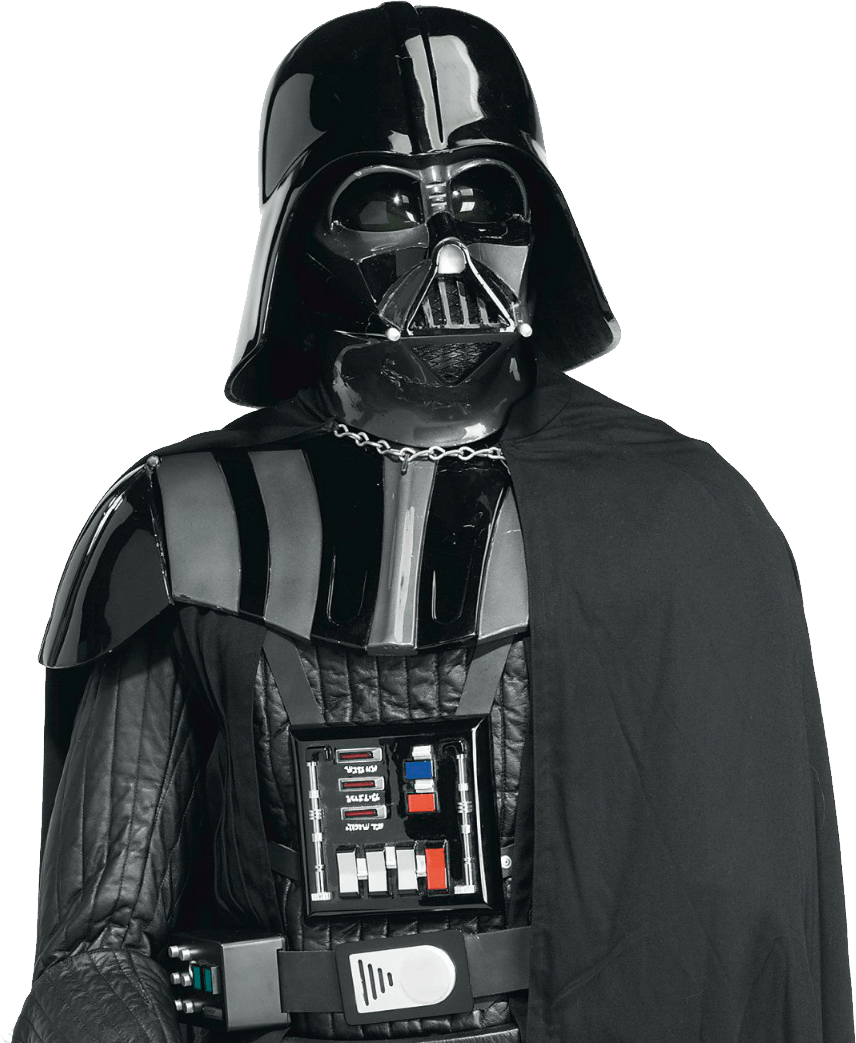 darth vader clipart half