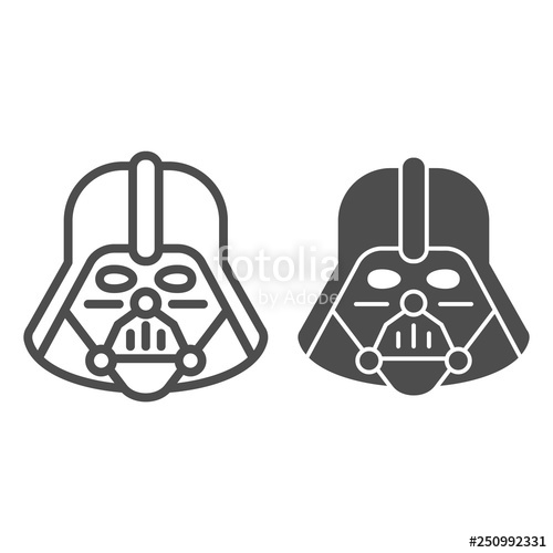 darth vader clipart isolated