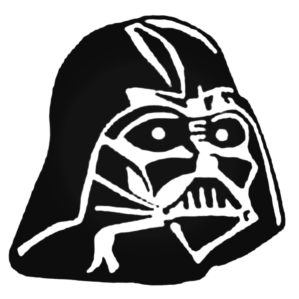 darth vader clipart style