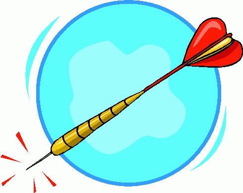 darts clipart cartoon