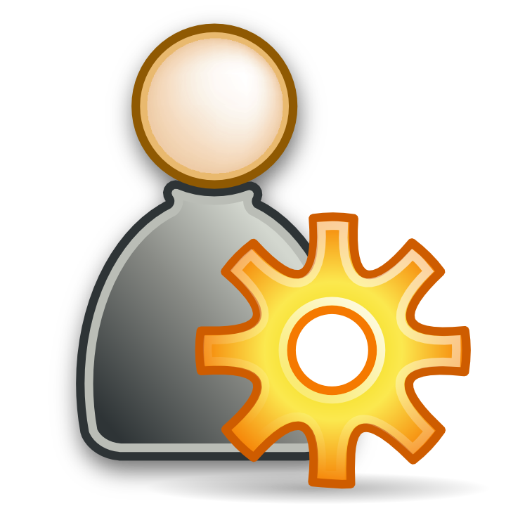 Admin group user clip. Gears clipart software
