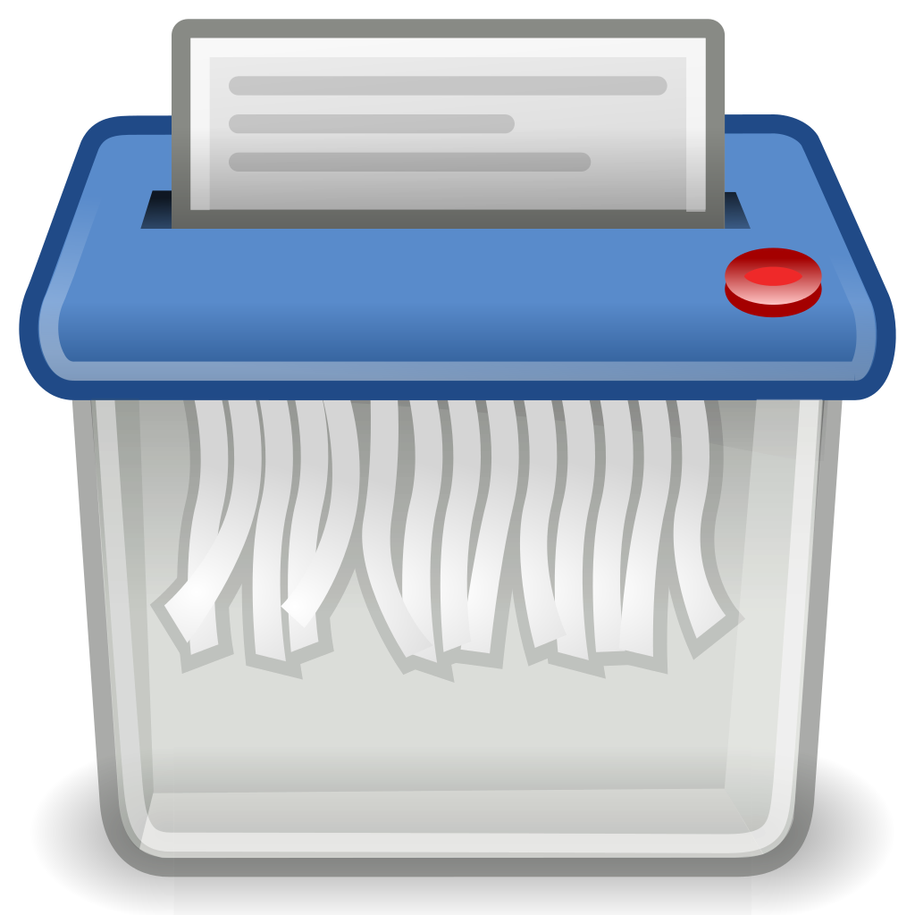 Secret clipart confidential document. How to really delete