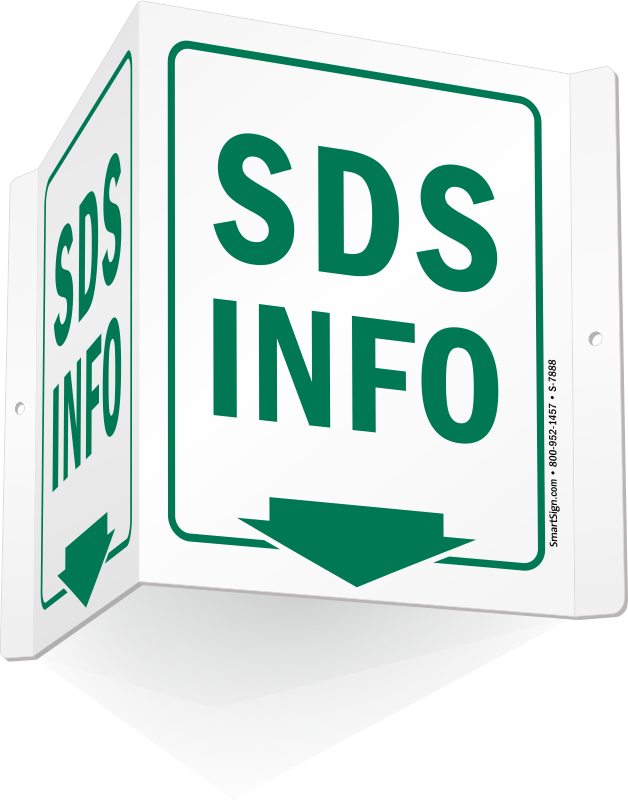 Data clipart data sheet. Sds signs msds material