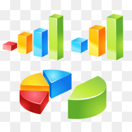 Figure column chart pie. Data clipart financial analysis