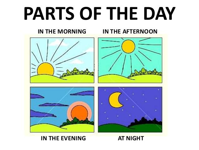 morning clipart day night
