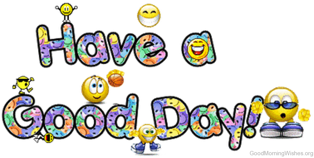 Have a good day. Morning clipart environment