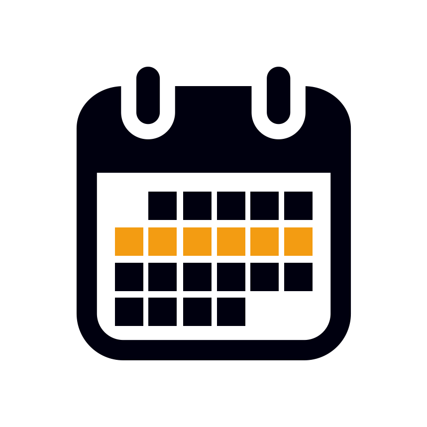 Days off tracker features. Day clipart time period