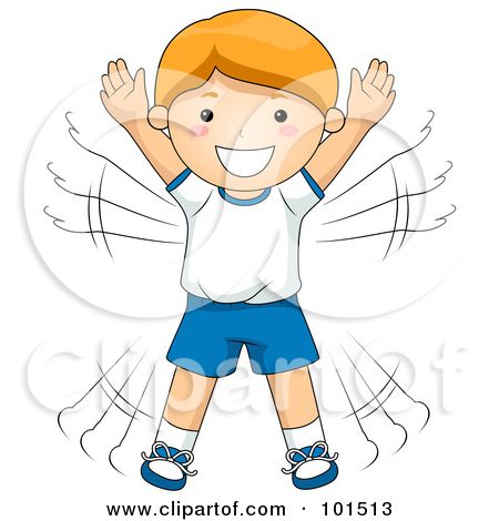 Pin on e . Daycare clipart kid workout
