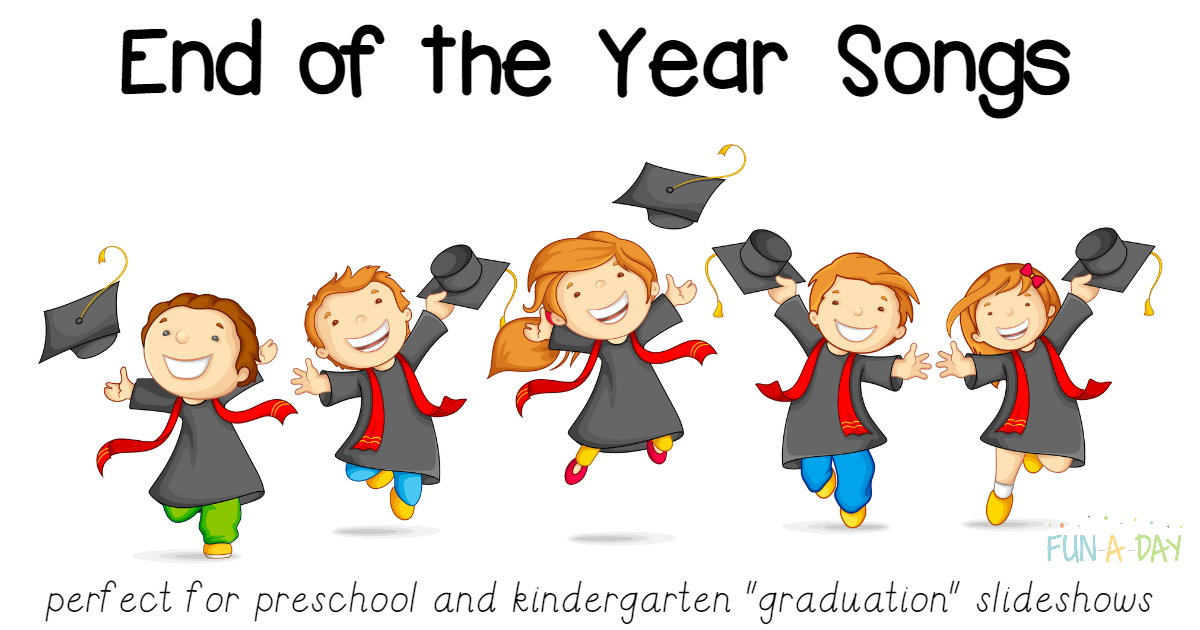 Daycare clipart thank you goodbye. Preschool graduation songs perfect