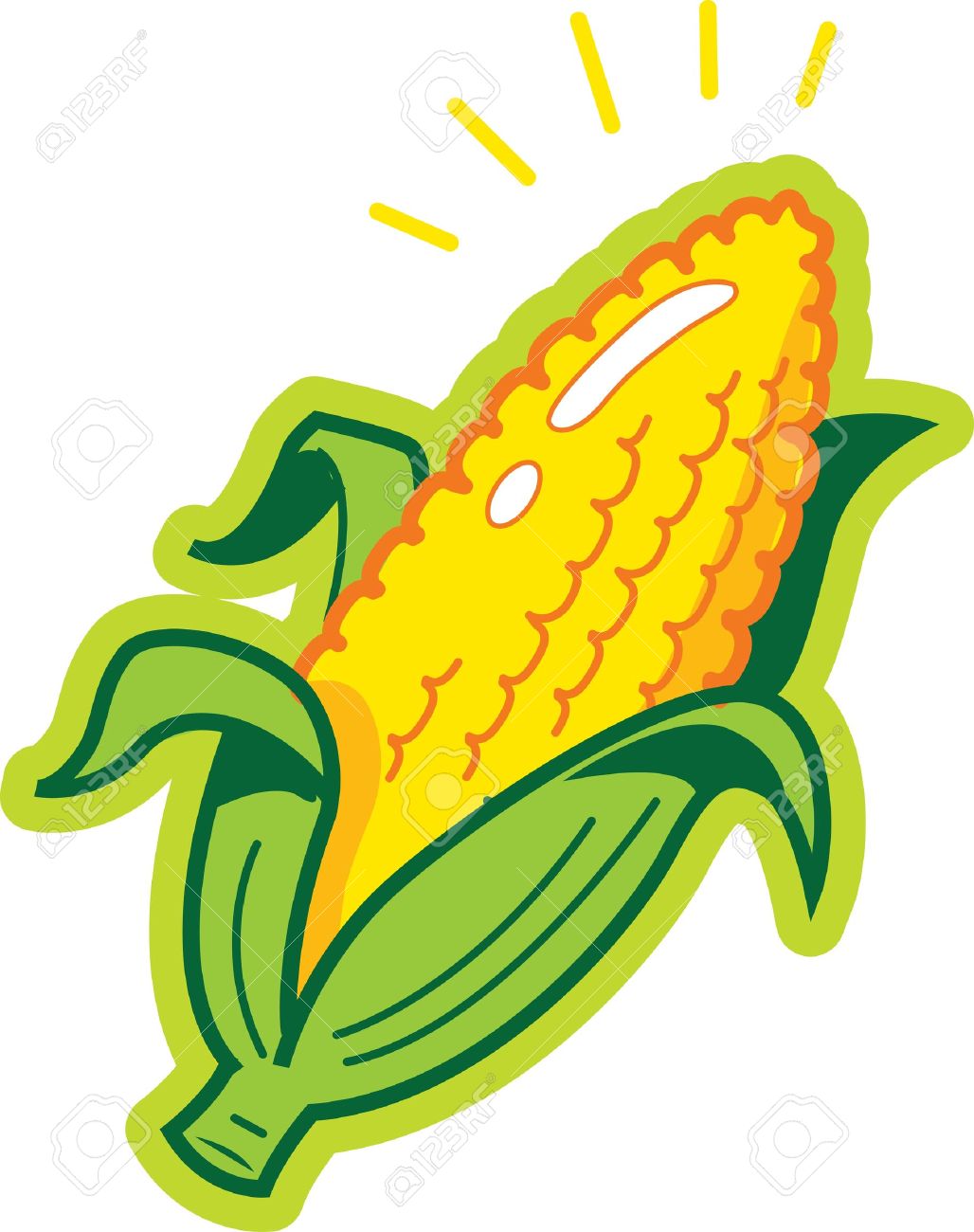 dead clipart corn