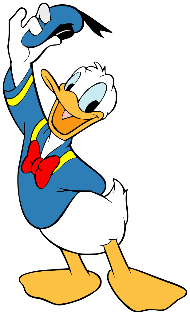 Ducks clipart simple. Donald duck epic rap