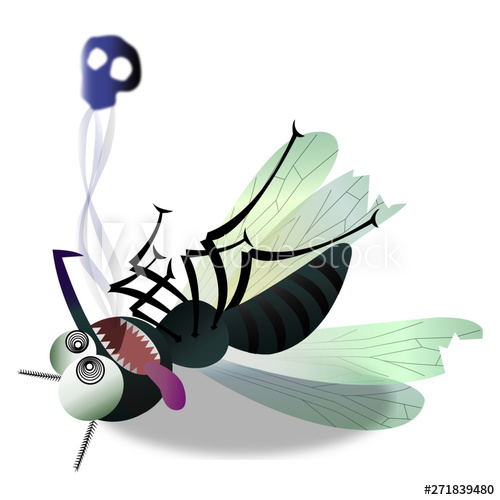 dead clipart dead mosquito