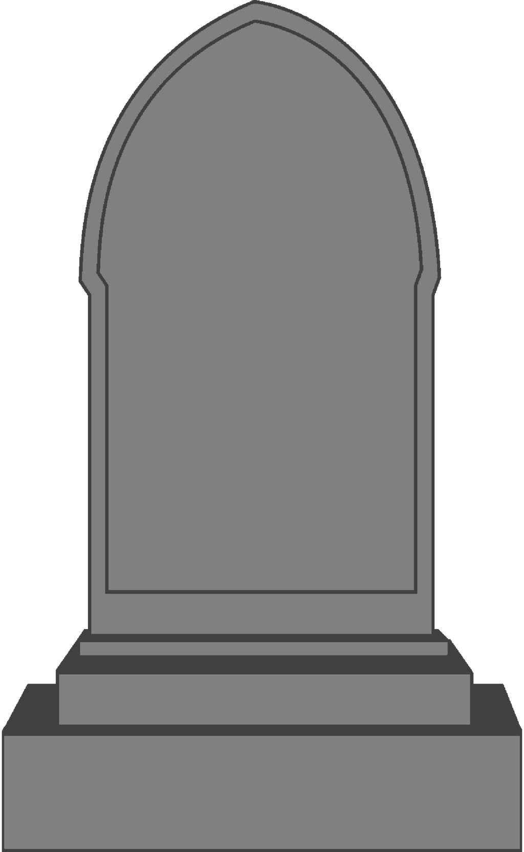 Headstone stone slab