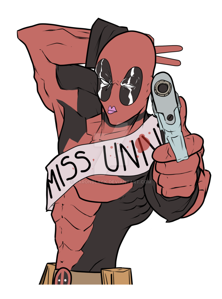 Deadpool clipart avatar. Miss universe by baronblack