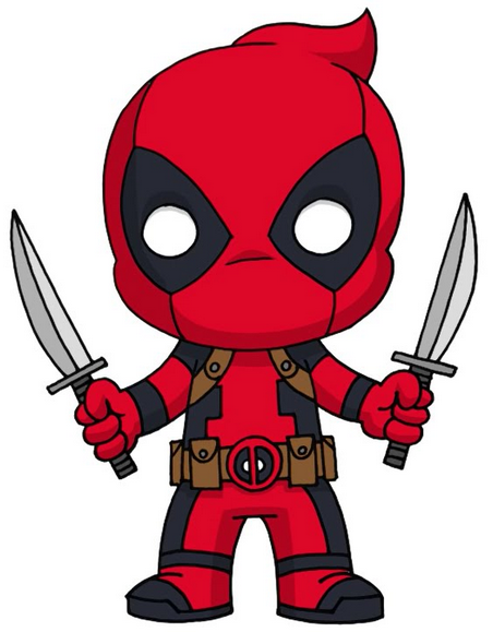 Deadpool clipart cute, Deadpool cute Transparent FREE for download on ...