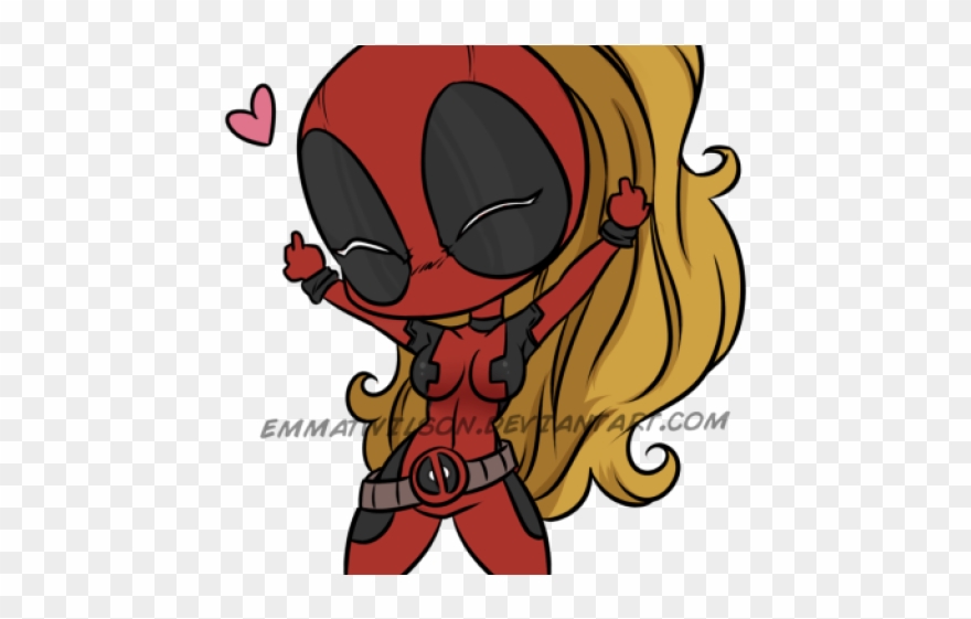 deadpool clipart drawing