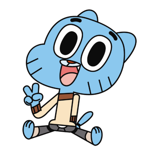 Watterson the amazing world. Deadpool clipart gumball