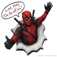 deadpool clipart kisses